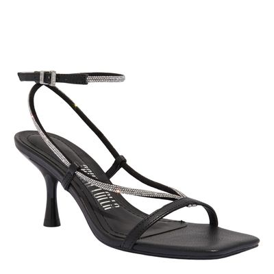 Sandália Napa Soft Bico Quadrado Preta