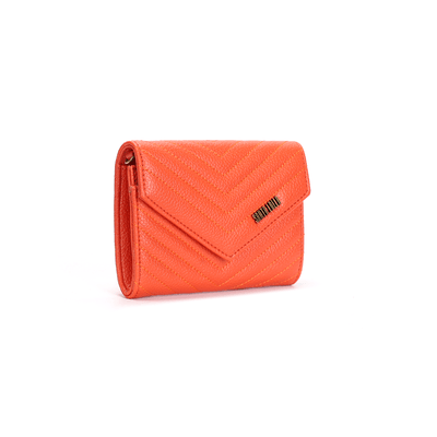 Bolsa Carteira Floater Laranja Caju Alça Transversal