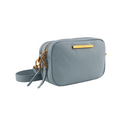 Bolsa Pequena Floater Azul Gelatto Alça Transversal