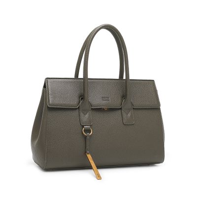 Bolsa tote verde militar floater alça de mão