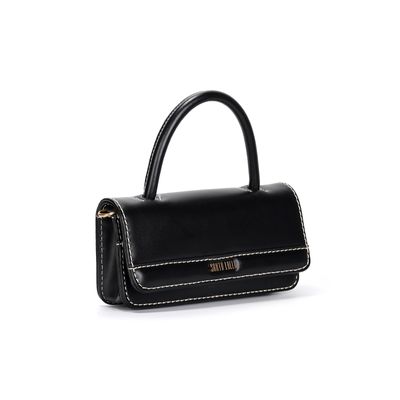Bolsa Carteira Soft Preta Duas Alças