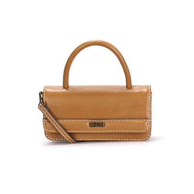 Bolsa Carteira Soft Caramelo Duas Alças