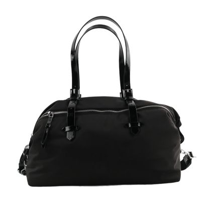 Bolsa Nylon Grande Preta Alça Tiracolo Removível