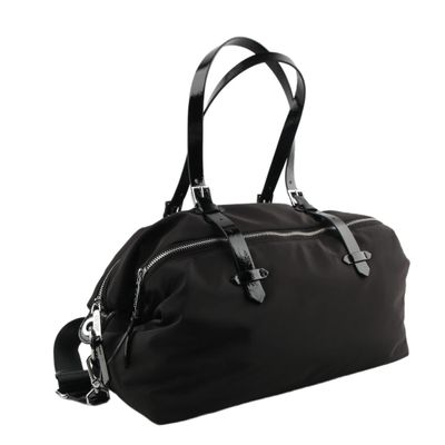 Bolsa Nylon Grande Preta Alça Tiracolo Removível