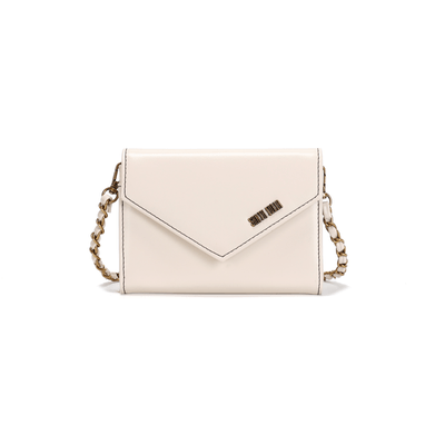 Bolsa Carteira Soft Off White Alça Transversal