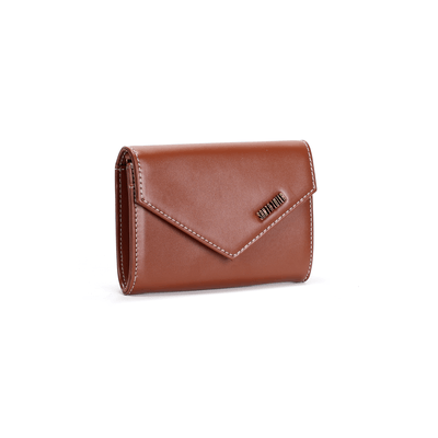 Bolsa Carteira Soft Marrom Alça Transversal