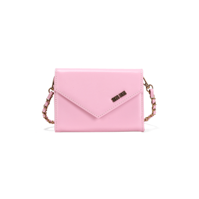 Bolsa Carteira Soft Rosa Cotton Alça Transversal