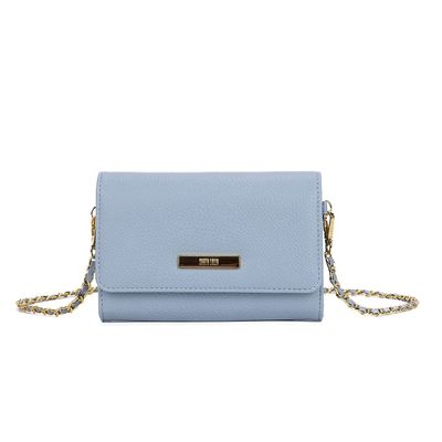 Bolsa Carteira Floater Azul Gelatto Alça de Ombro