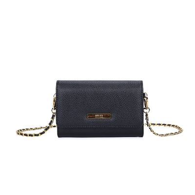 Bolsa Carteira Floater Preta Alça de Ombro