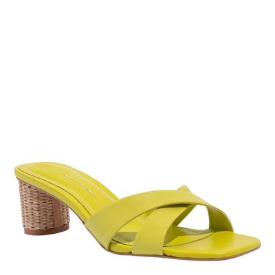 Mule Couro Nobre Soft Verde