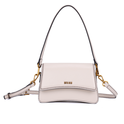Bolsa Pequena Soft Off White Alça de Ombro