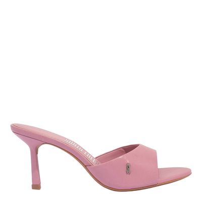 Mule Verniz Show Rosa Salto Alto Fino