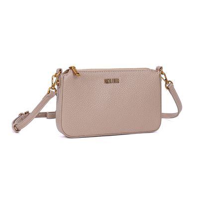 Bolsa Pequena Floter Bege Alça Transversal