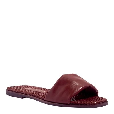 Rasteira Couro Nobre Soft Marrom