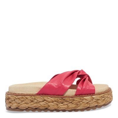 Papete Espadrille Couro Nobre Soft Rosa Pink