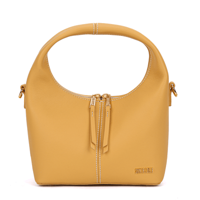 Bolsa Hobo Soft Amarelo Sunny Alça Transversal Removível