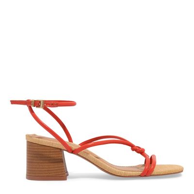 Sandália Couro Nobre Soft Laranja
