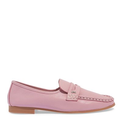Mocassim Couro Floater Rosa