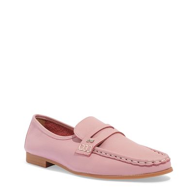 Mocassim Couro Floater Rosa