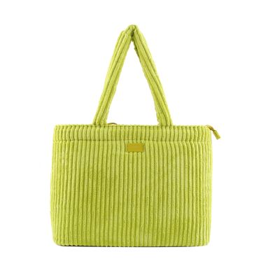 Bolsa Shopper Bag Atoalhado Verde Neon