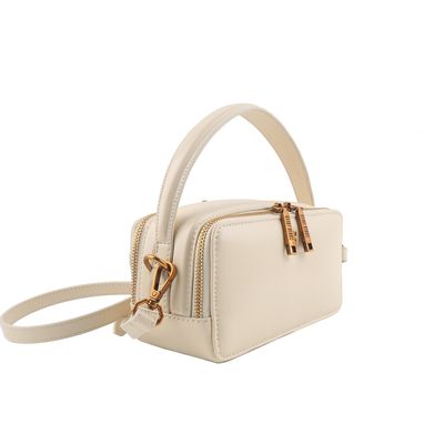 Bolsa Marfim Lisa Soft Alça De Mão