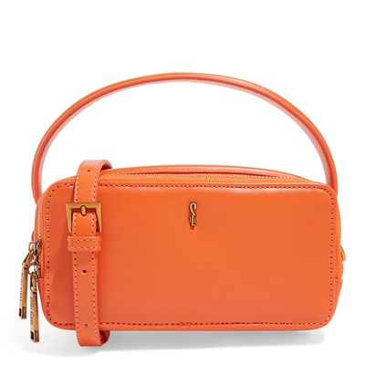 Bolsa Laranja Lisa Soft Alça De Mão