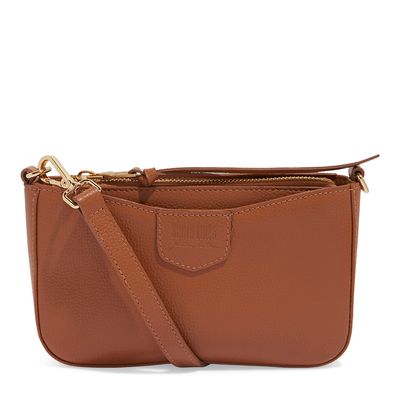 Bolsa Clutch Marrom Safari Couro Floater Transversal