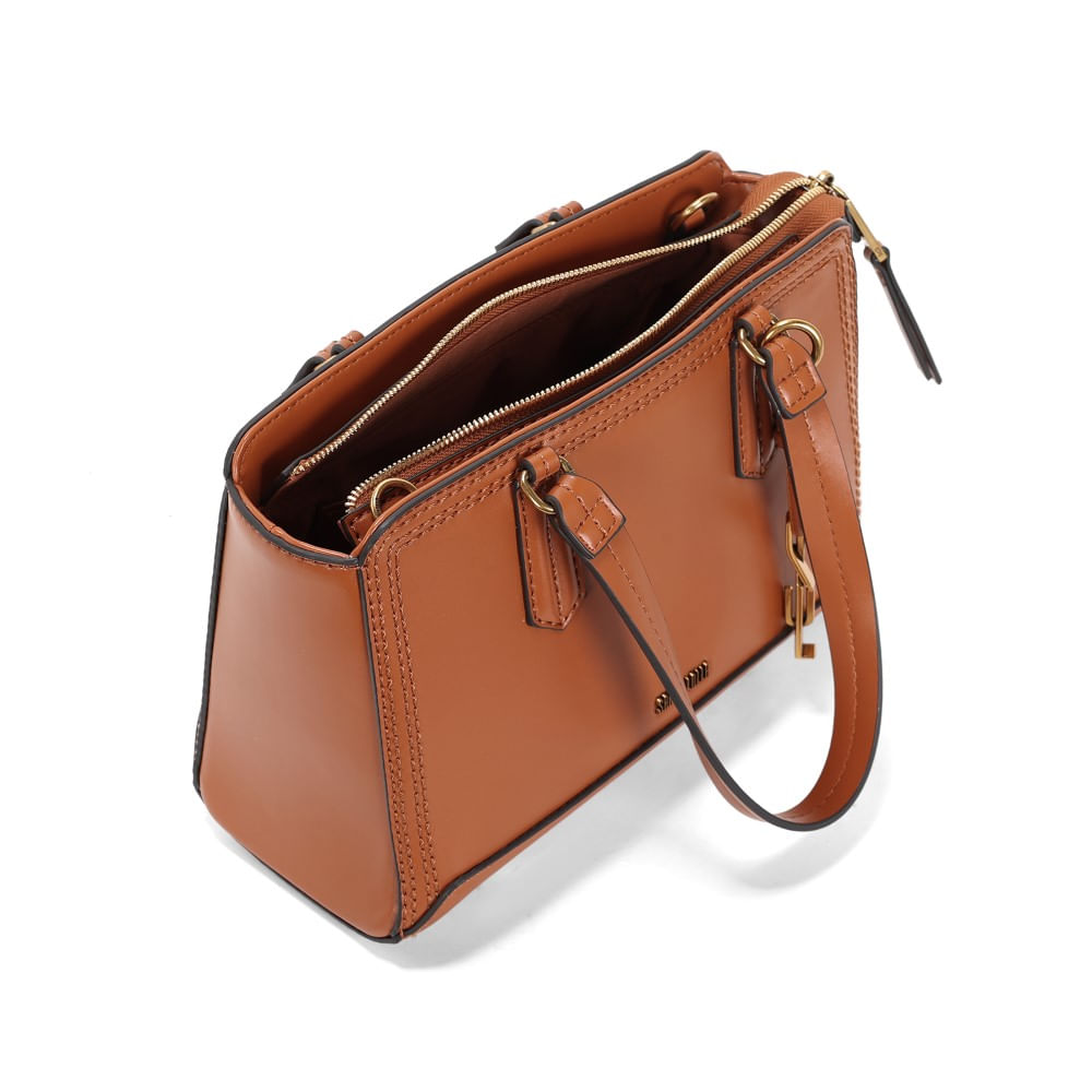 Bolsa Tote Soft Marrom Duas Alças - Santa Lolla