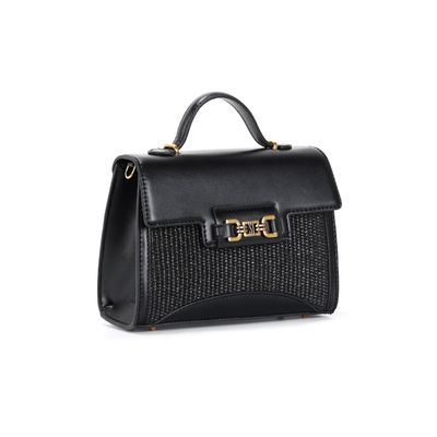 Bolsa Soft Preta Alça De Mão
