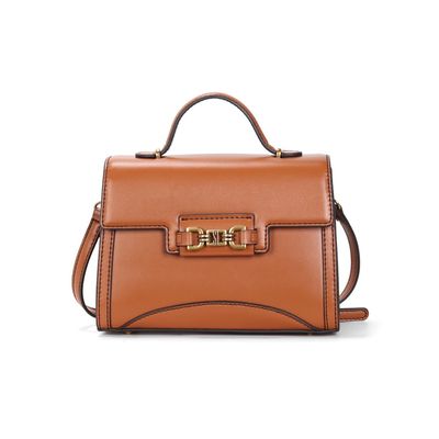 Bolsa Soft Marrom Alça De Mão
