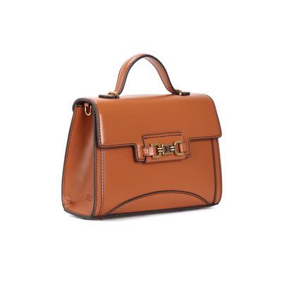 Bolsa Soft Marrom Alça De Mão
