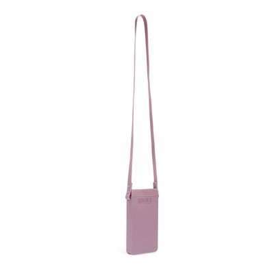 Bolsa Porta Celular Borracha Alça Transversal Roxo
