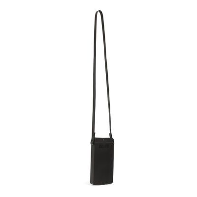 Bolsa Porta Celular Borracha Alça Transversal Preta