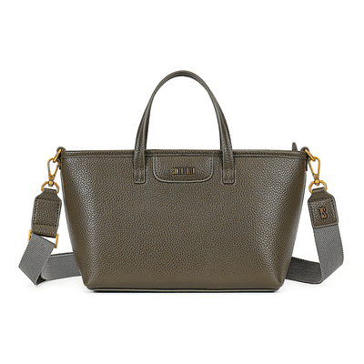 Bolsa Shopper Pequena Floater Verde Savana Alça Transversal Removível