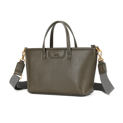 Bolsa Shopper Pequena Floater Verde Savana Alça Transversal Removível