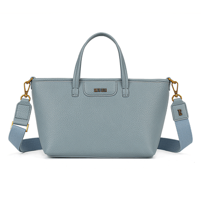 Bolsa Shopper Pequena Floater Azul Gelatto Alça Transversal Removível