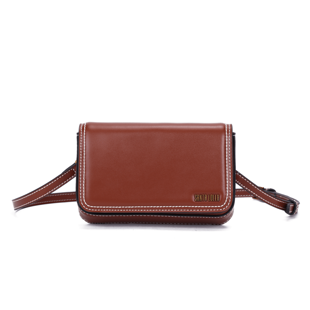 Bolsa Pequena Soft Preta Alça Transversal - Santa Lolla