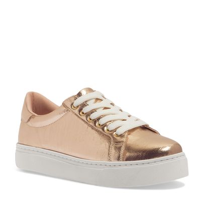 Tenis Ecoform Crinkle Dourado