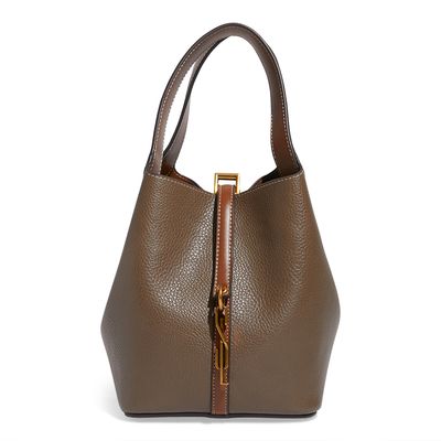 Bolsa Bucket Floater Marrom Alça De Ombro