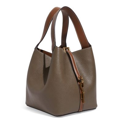 Bolsa Bucket Floater Marrom Alça De Ombro