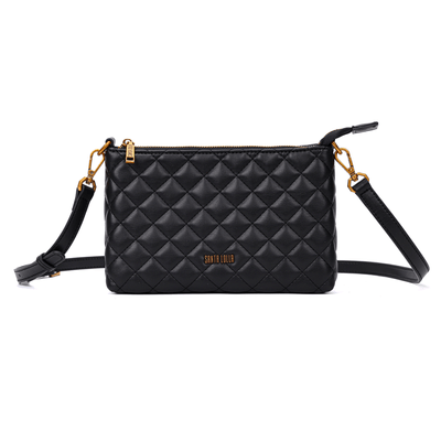 Bolsa Clutch Preta Floater Matelassê Transversal