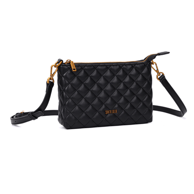 Bolsa Clutch Preta Floater Matelassê Transversal