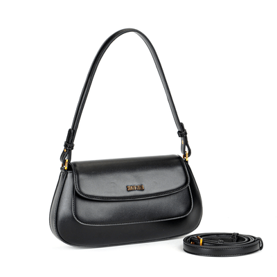 Bolsa Baguete Soft Média Preta