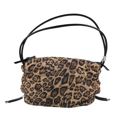 Bolsa Nylon Estampa Animal Print Alça De Mão