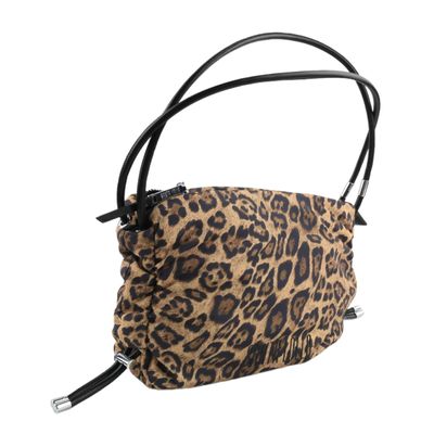 Bolsa Nylon Estampa Animal Print Alça De Mão