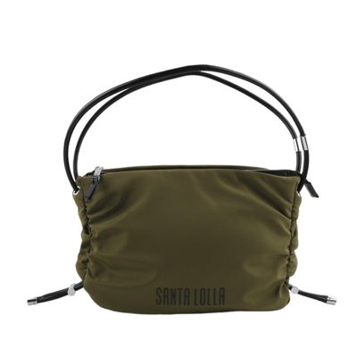 Bolsa Nylon Verde Savana Alça De Mão