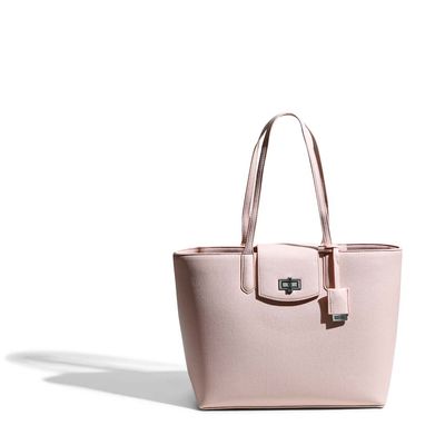 Bolsa Shopper Caviar Rosa