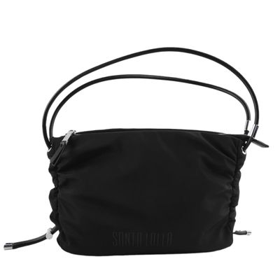 Bolsa Nylon Preto Alça De Mão