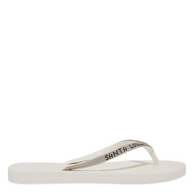 Chinelo Flip Flop Borracha Branco