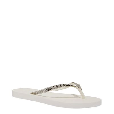 Chinelo Flip Flop Borracha Branco